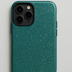Solid Color Case with Glitter or Metallic Flake Infused Design