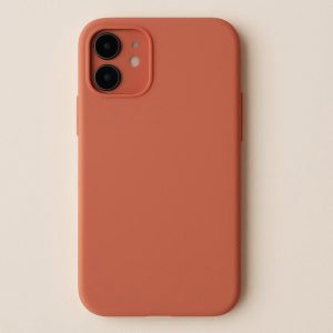 Solid Color Silicone Case with Lanyard or Wrist Strap Attachment Points