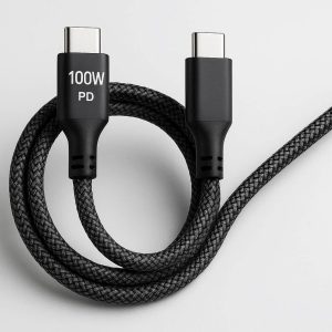 Braided USB C to USB C Fast Charging Cable 100W Power Delivery