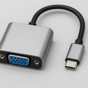 USB C to VGA Adapter for Connecting to Older Projectors and Monitors