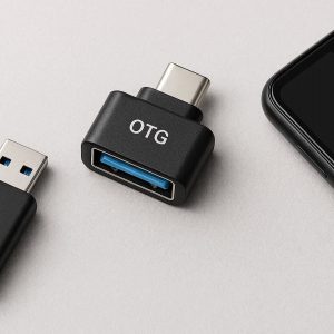 USB C OTG Adapter for Connecting USB Drives to Android Phones