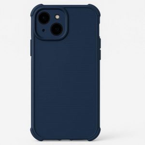 Solid Color Bumper Case with Hard Back and Reinforced Corners